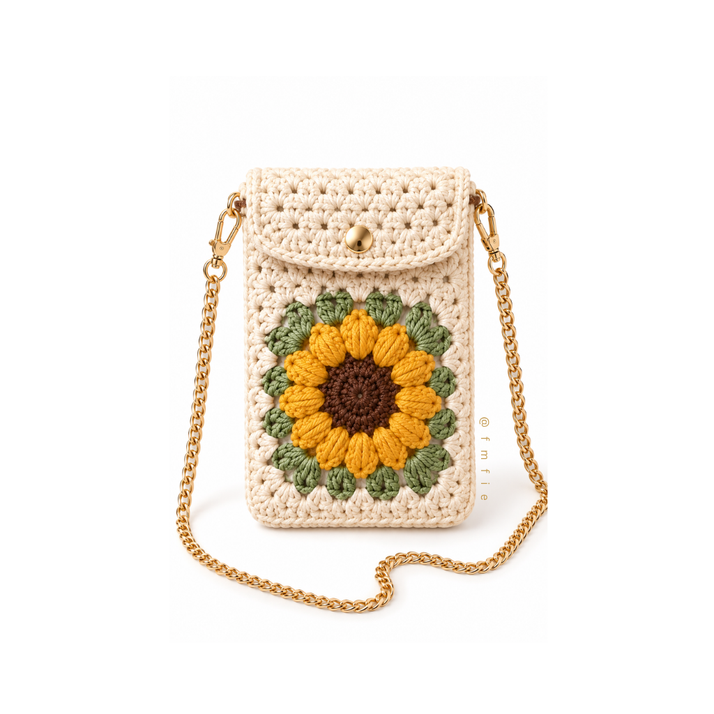 Ven - Crochet Mobile Pouch