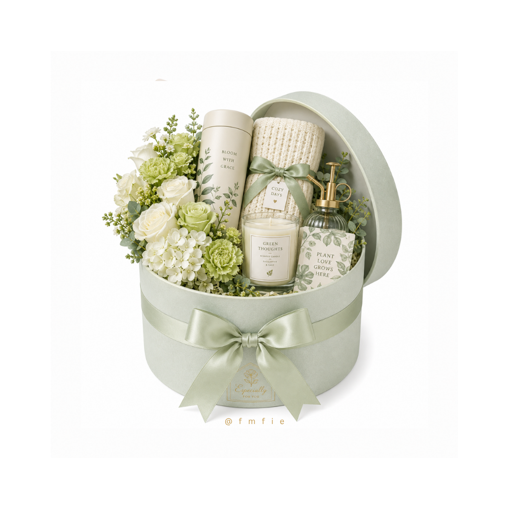 Mi - Round Hat Box Hamper