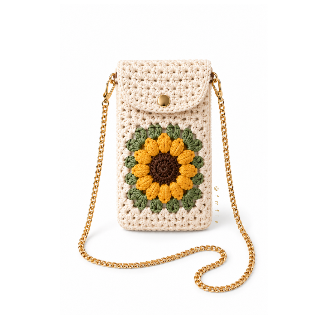 Ven - Crochet Mobile Pouch