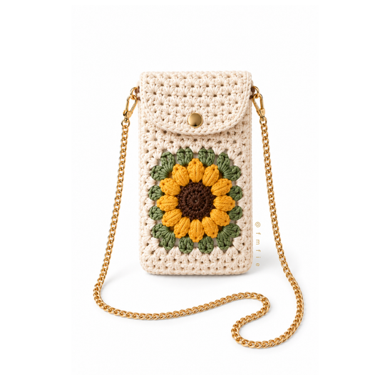 Ven - Crochet Mobile Pouch
