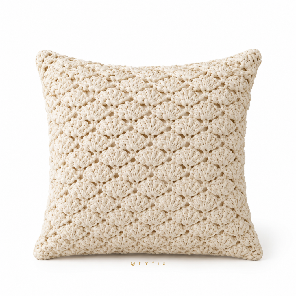 Lumi - Handmade Crochet Cushion Cover