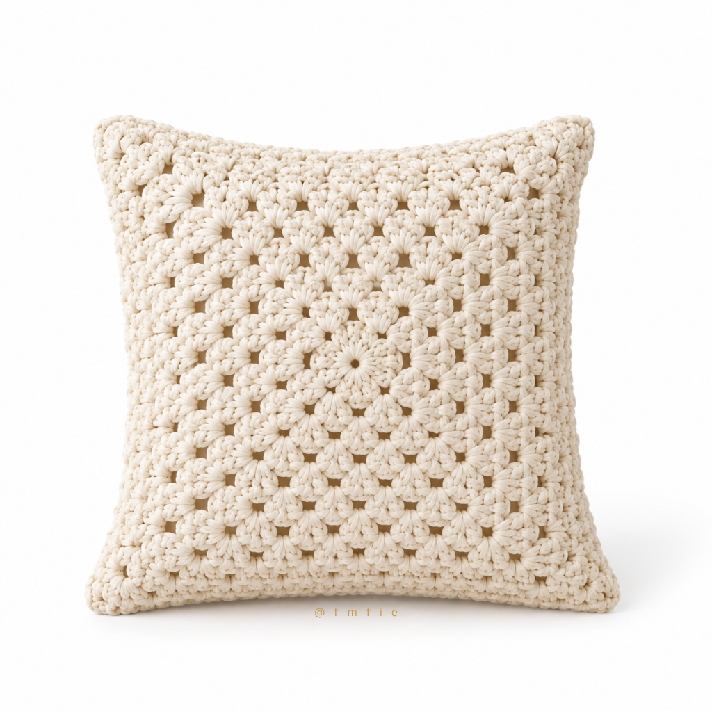 Lumi - Handmade Crochet Cushion Cover