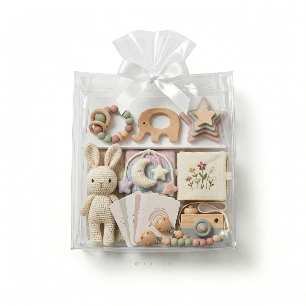 Yen - Transparent PVC Bag Hamper